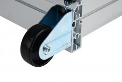 Maximum mobility thanks to wheels Maximum mobility thanks to wheels